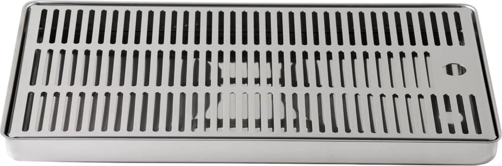 BieTal Tropfschale Tropfkasten Edelstahl Lochplatte Aufbau Theke Bar 22x15cm