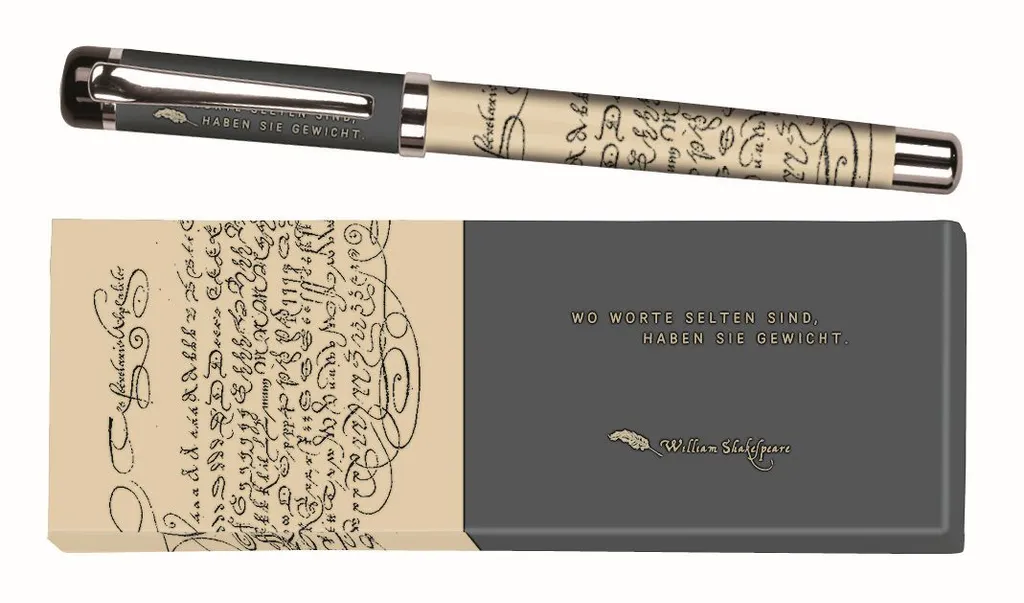 Penna Roller MOSES 81044 William Shakespeare | Penna Regalo Originale