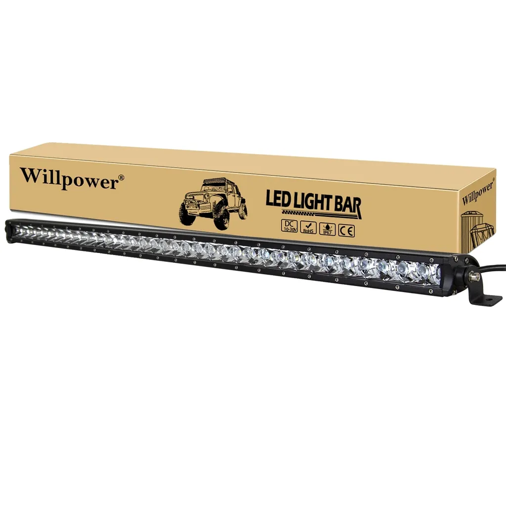 Barra LED 180W Sottile | Sicurezza Notturna per Viaggi e Lavoro