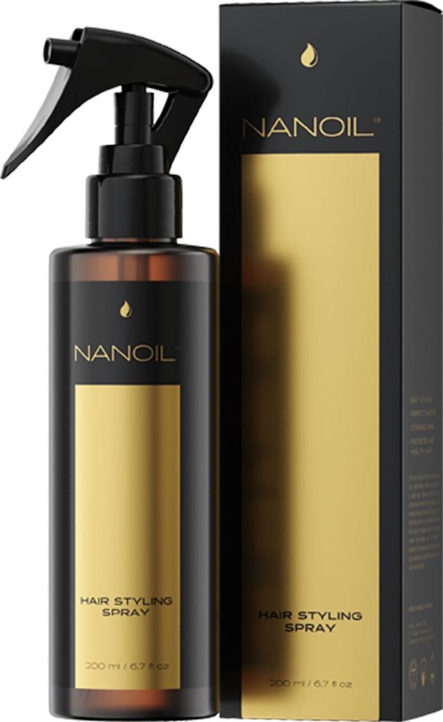 Styling-Spray für Haare Nanoil Hair Styling Spray 200 ml - Einfaches Stylen