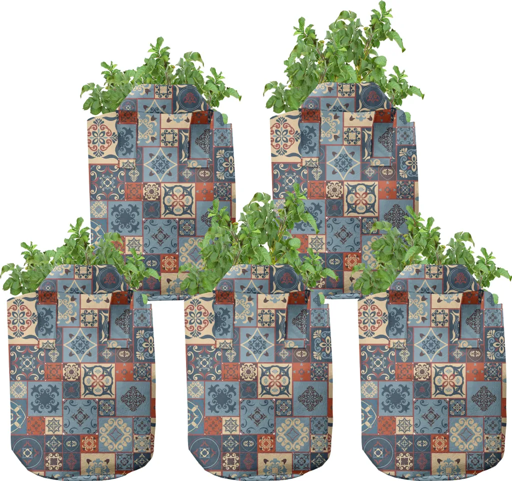 Évitez les Racines Étouffées avec ces 5 Pots en Tissu 7 Gallons Aérés