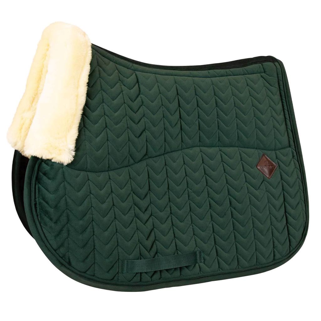 Kentucky Horsewear Schabracke Velvet Skin Friendly Springschabracke Dunkelgrün Full