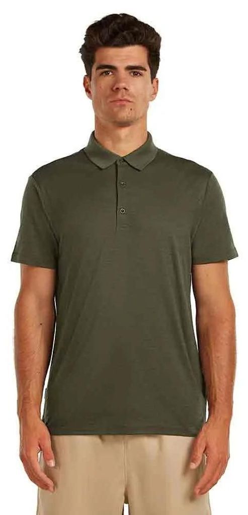 Icebreaker Merino 150 Tech Lite Kurzarm-poloshirt Grün XL Mann Grün XL