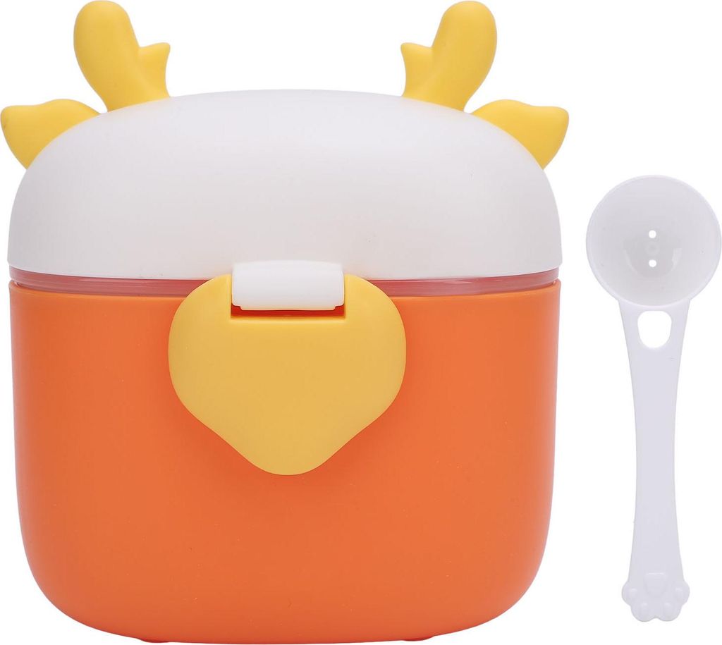 Babynahrungsbehälter mit Schaufel, niedliche Cartoon-Form, tragbare, versiegelte Milchpulver-Aufbewahrungsbox für Reisen