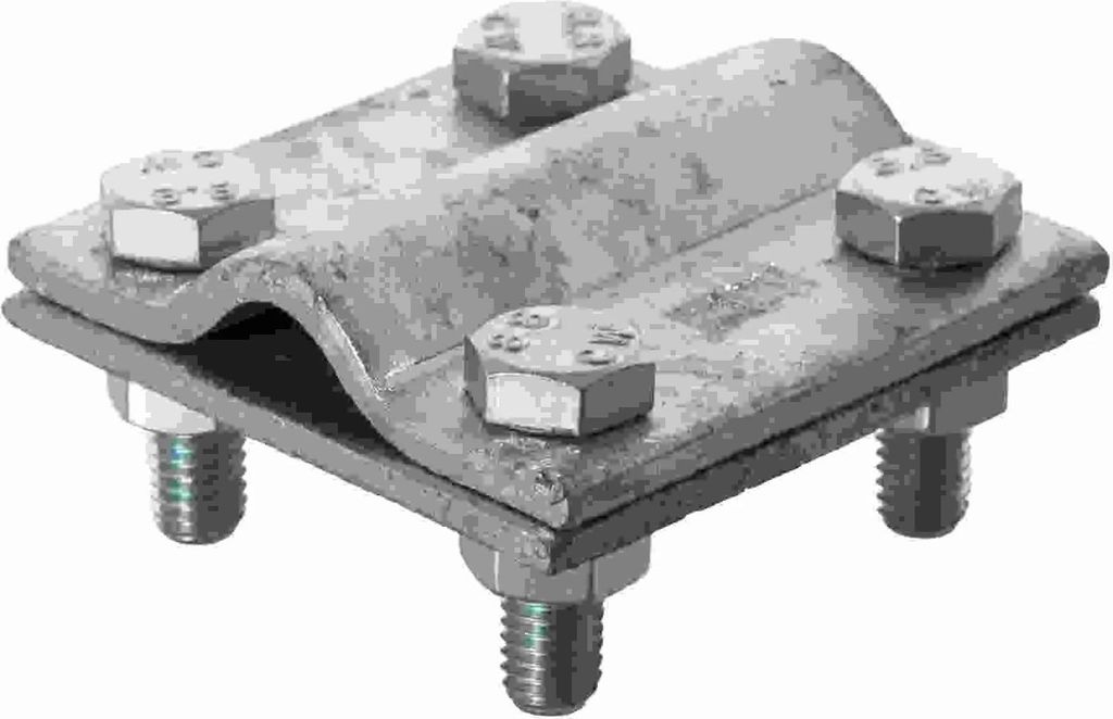 Obermoser Kreuzverbinder, Stahl, feuerverzinkt, 52x52x3 mm, Produktbild 