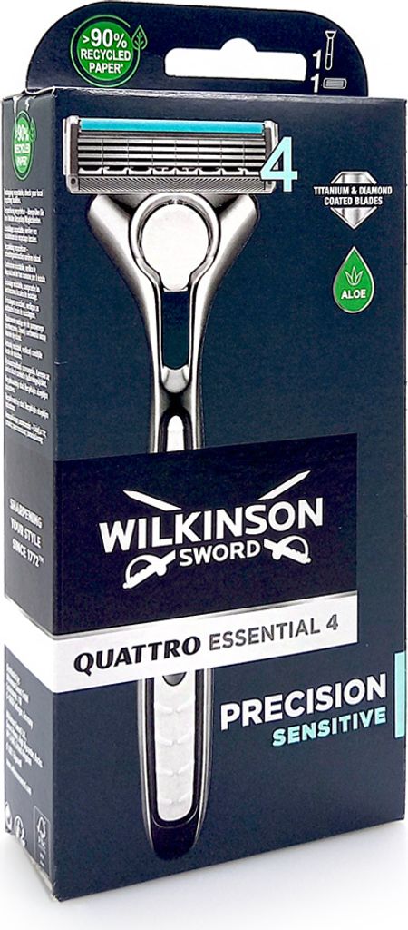 Wilkinson Quattro Essential 4 Precision Sensitive Rasierer Produktbild 