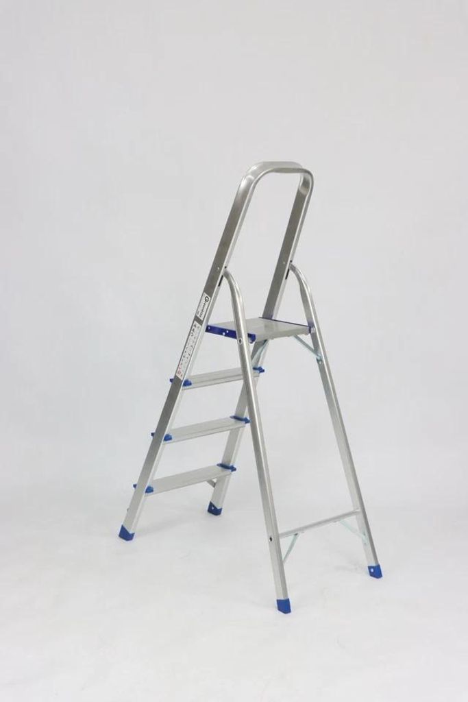 Greenbite Aluminium Stehleiter 4 Stufen – 150kg, klappbar Produktbild 