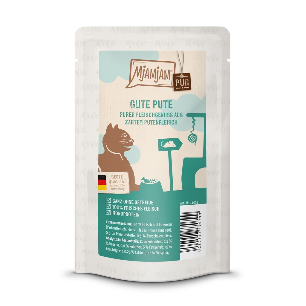 Mjamjam Quetschie gute Pute pur 125gx12