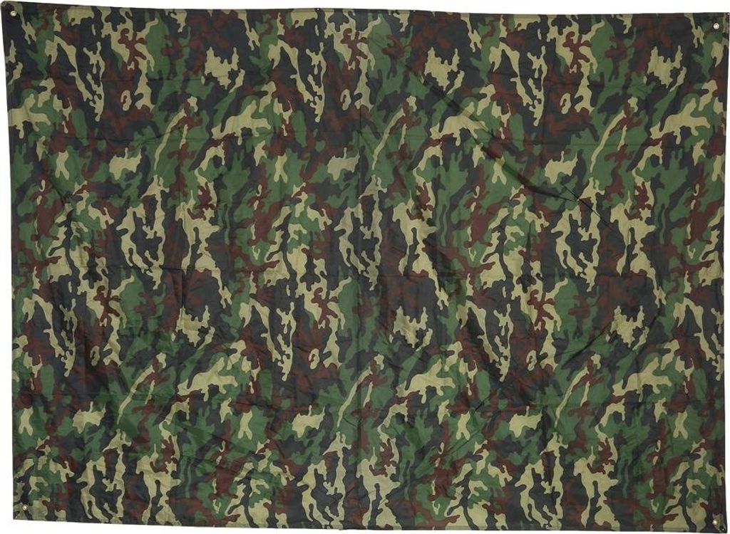 Camouflage Outdoor Tragbare Leichte Regenschutzmatte RainTent Tarp Shelter (2*1.43m)