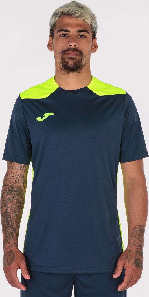 Joma Championship VI Trikot Kurzarm Damen - Marine / Neongelb | Größe: L