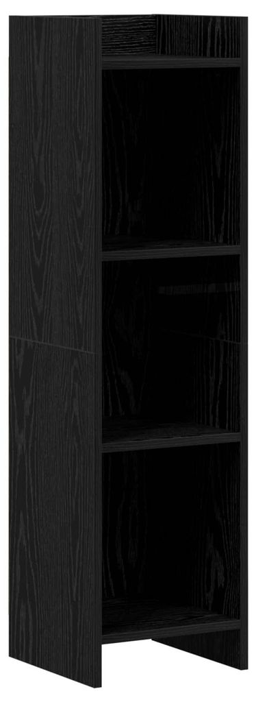 vidaXL Bücherregal Schwarze Eiche 30 x 30 x 111 cm Holzwerkstoff