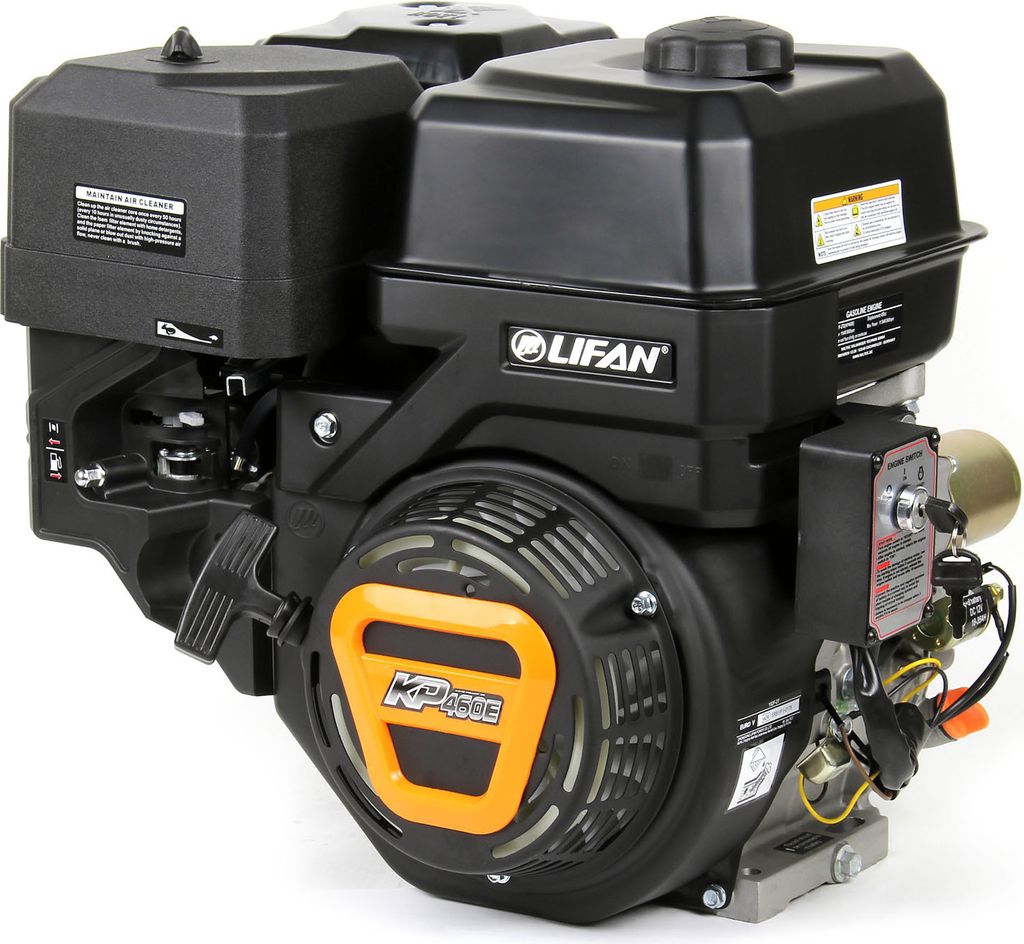 Benzínový jednovalcový motor LIFAN KP460E E-Start s výkonom Obrázok produktu 