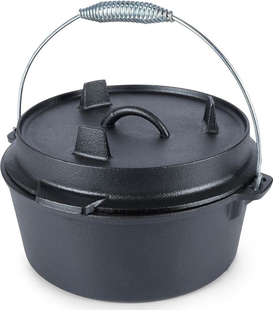 Garnek żeliwny 1,6L z pokrywką - średnica 20 cm Zdjęcie produktu 
