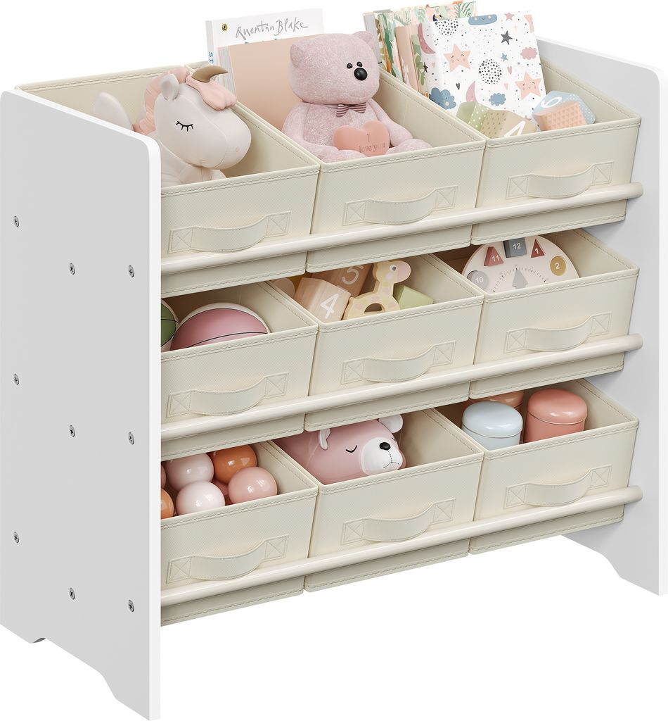 SONGMICS Spielzeugtruhe Kinderregal Kinder Bücherregal mit Produktbild 7