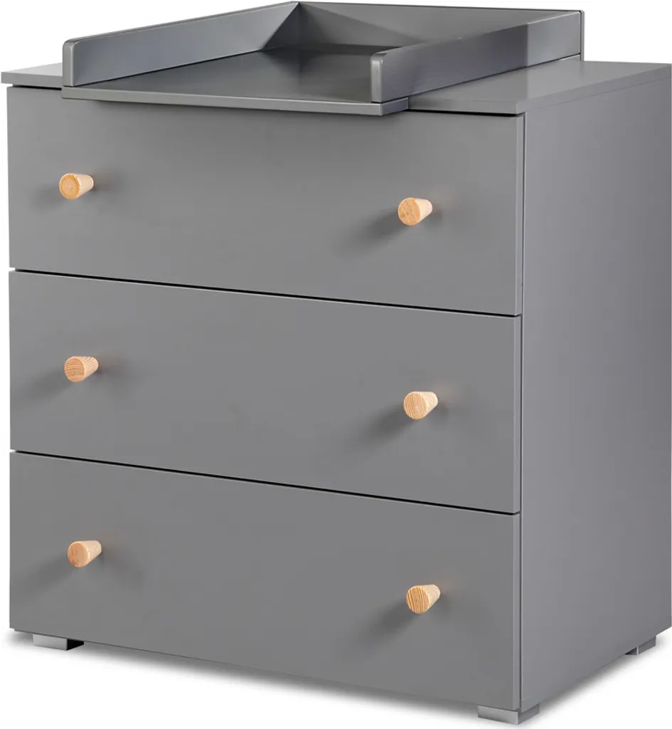 Commode MALALA graphite : Gagnez de la place avec ce meuble à tiroirs gain - 3