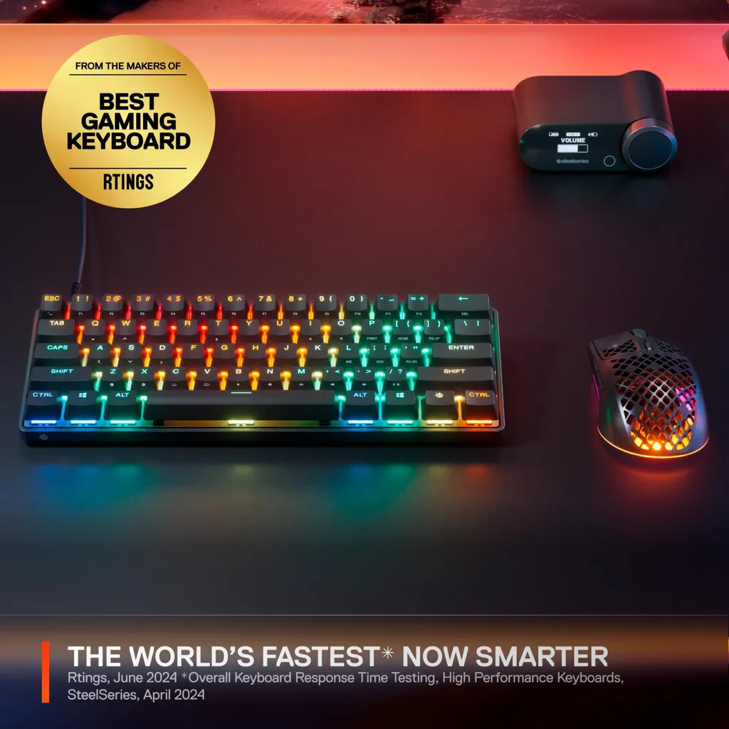 Apex Pro Gen 3 Mini : Clavier SteelSeries OmniPoint Rapide et Compact - 4