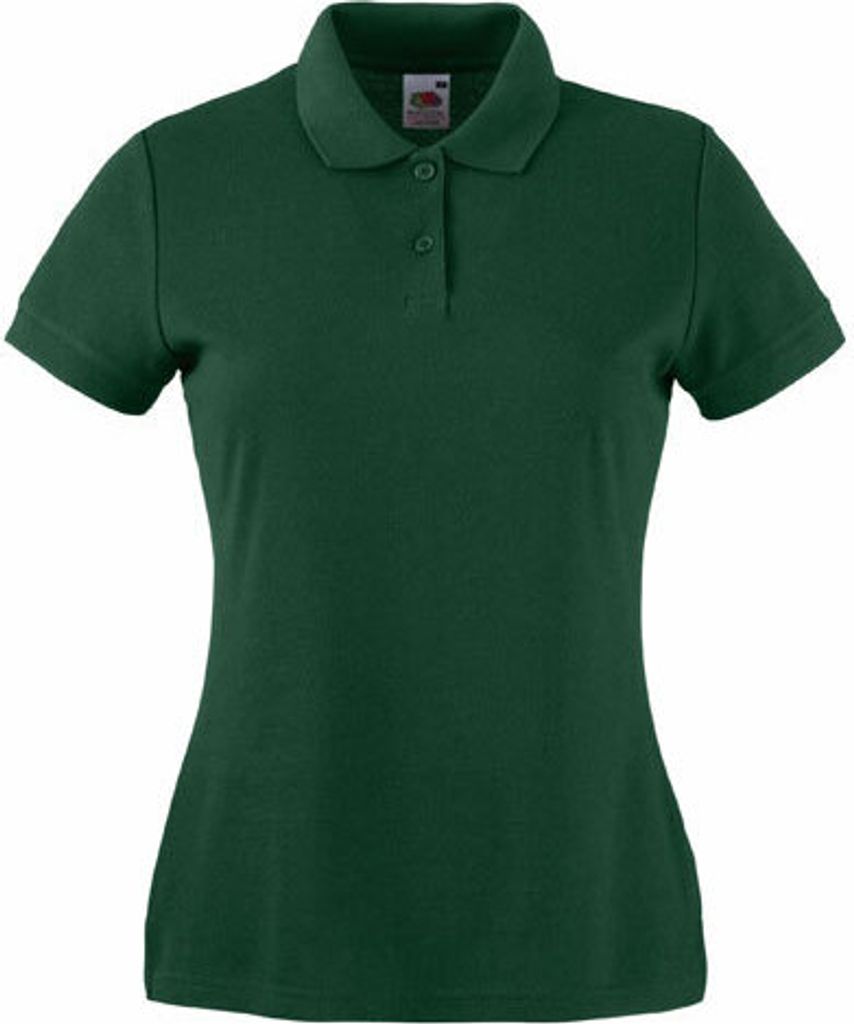 Fruit of the Loom - Lady-Fit 65/35 Polo - Bottle Green - M
