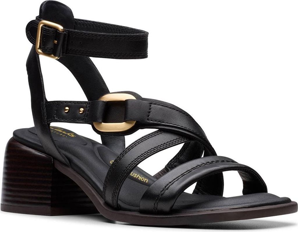 Clarks Shoes Morwyn Strap Sandalen Schwarz EU 41 1/2 Damen Schwarz EU 41 1/2