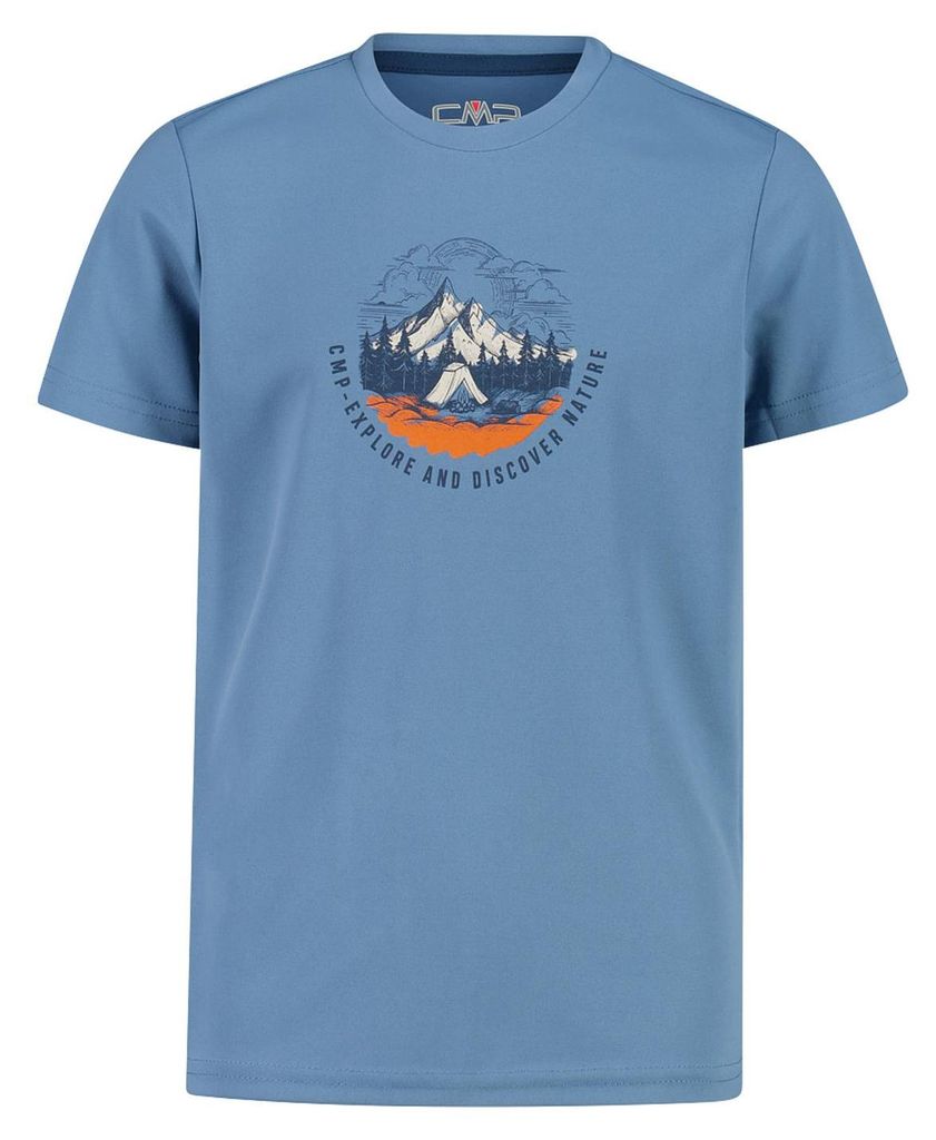 CMP Jungen Outdoor T-Shirt mit Dry-Function blau 116