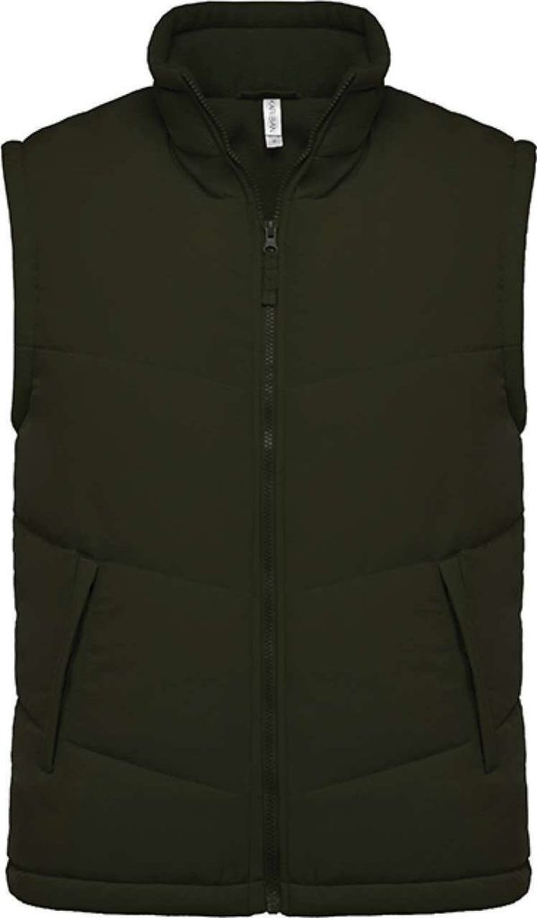 Kariban Damen Steppweste Outdoor Mode Weste Stepp Weste Jacke, Größe:4XL, Farbe:Mossy Green