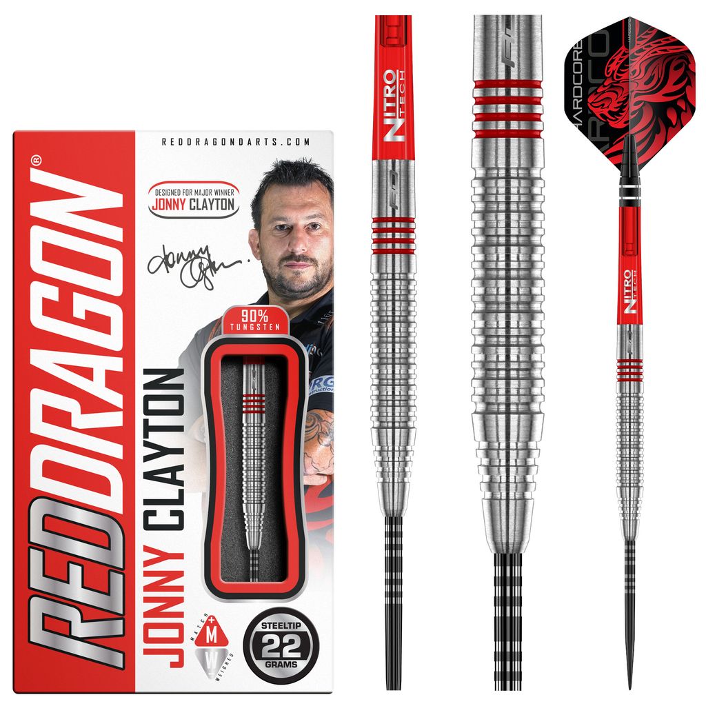 Red Dragon Jonny Clayton 2.0 90% - Steeldarts