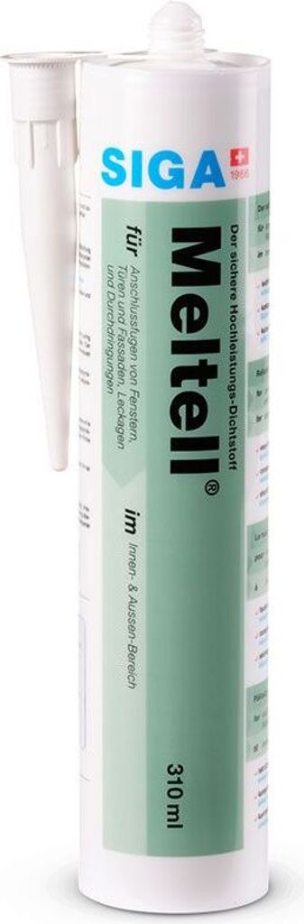 Siga Hochleistungsdichtstoff Meltell Kartusche 310 ml weiß Produktbild 