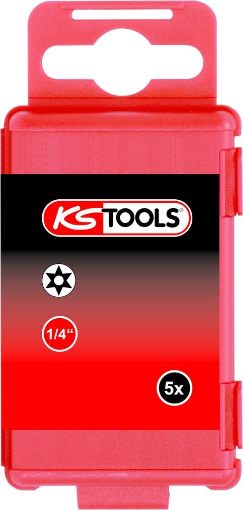 KS Tools 1/4 Bit TX, Bohrung, 75 mm, TB7