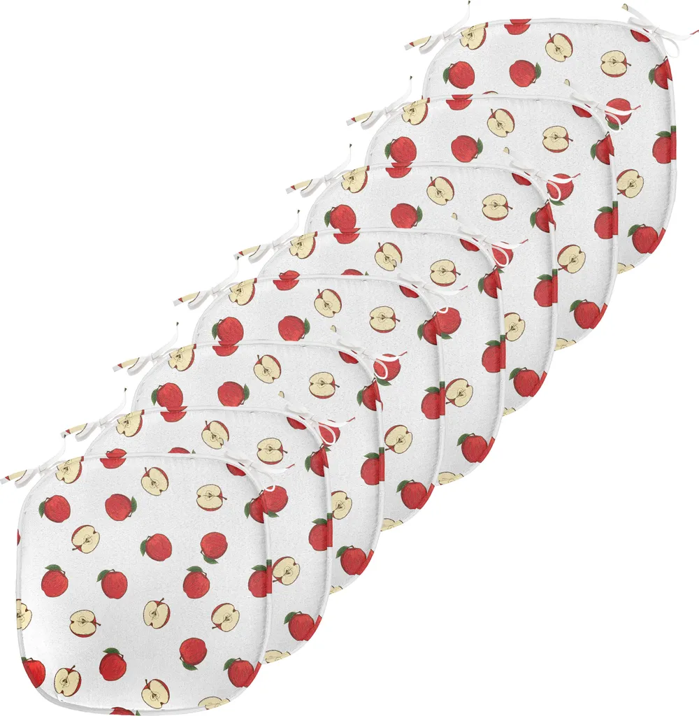 Coussins pour Chaise Salle à Manger Lot de 8 - Déco Fruitée et Confort