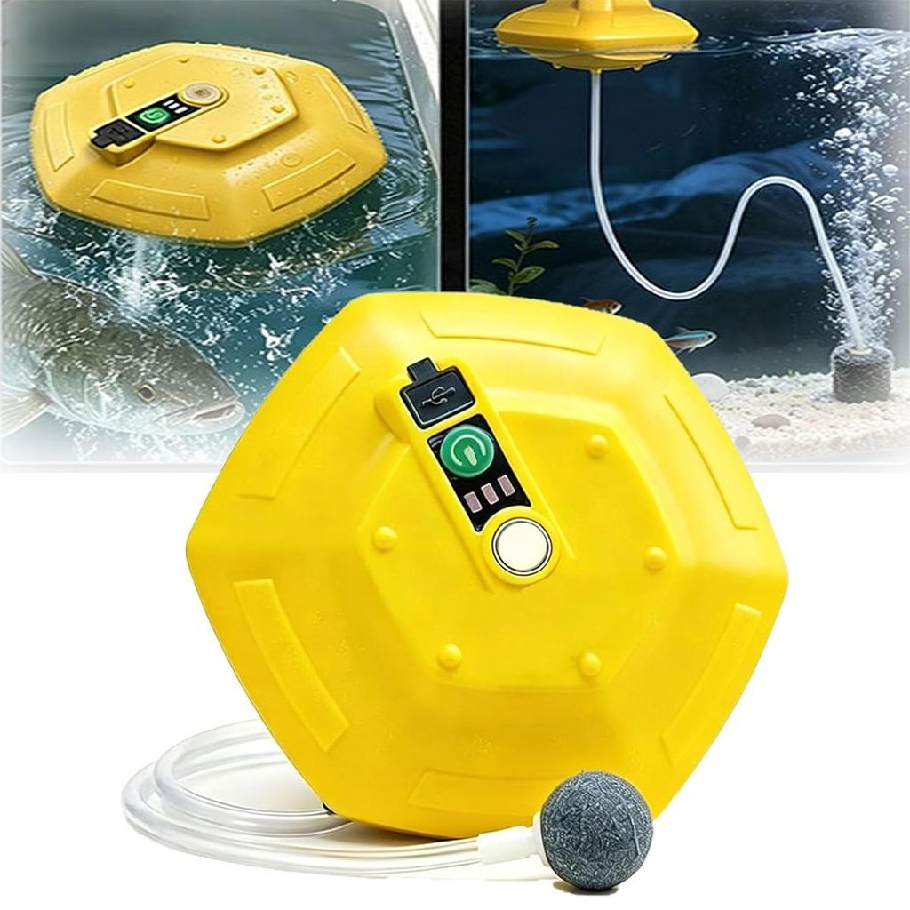 Schwimmende Sauerstoffpumpe IPX7 Köderfischbelüfter 3 Produktbild 