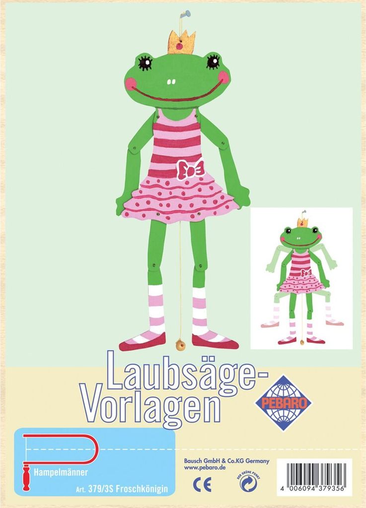 Pebaro Laubsägevorlage Froschkönigin