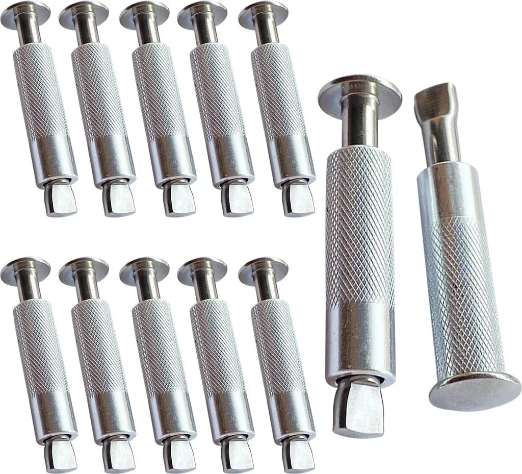 Vis de fixation pour bâche hivernage piscine Allecto Premium 14 pcs 16x65