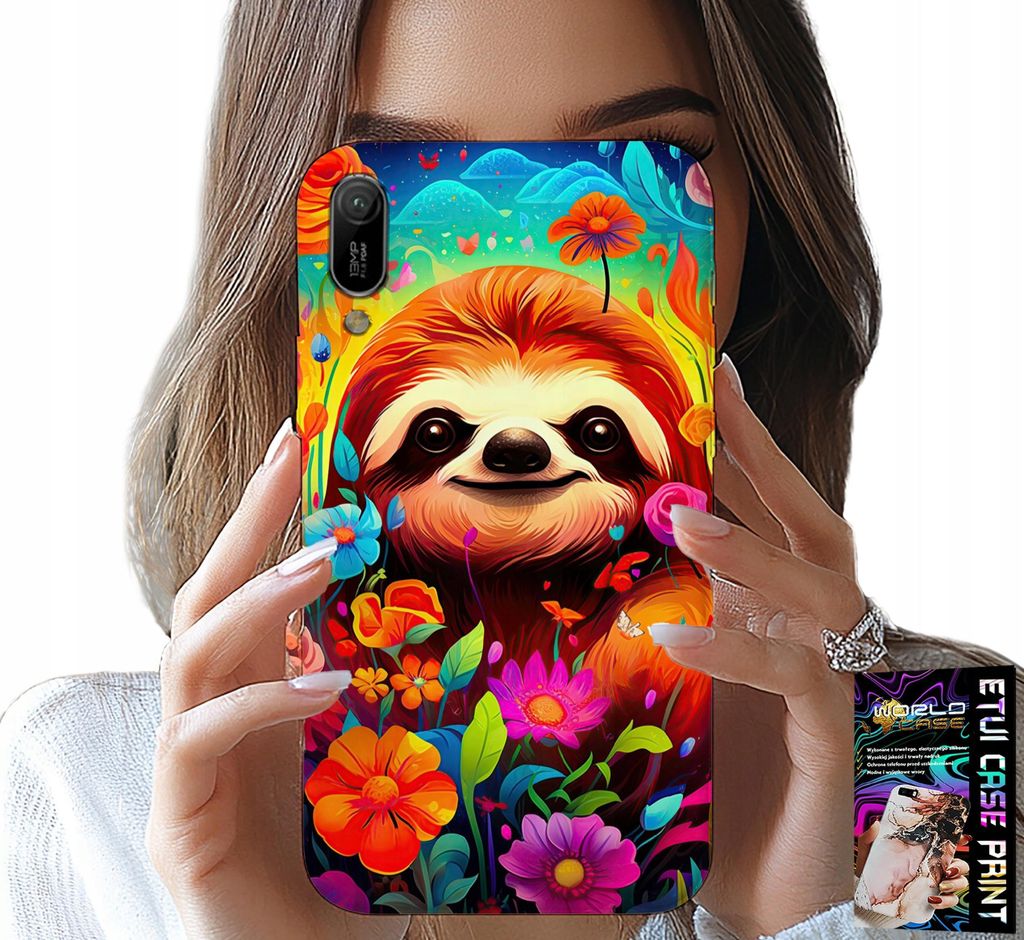 Hülle Für Huawei Y6 2019 - Buntes Koala-Tierdesign + Glas