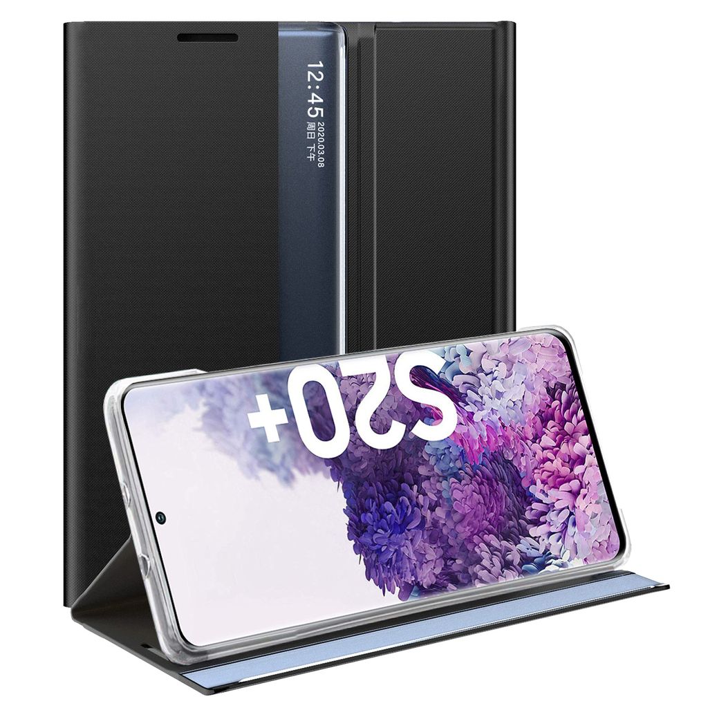 Galaxy S20 Plus Hülle, Flip Leder Smart View Window Produktbild 