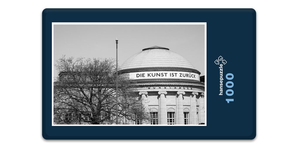 hansepuzzle 13718 - Hamburg Puzzle, 1000 Teile, Orte, 60,0 x 46,0cm mit hochwertiger Aufbewahrung, Kartonbox und wiederverschließbarem Beutel
