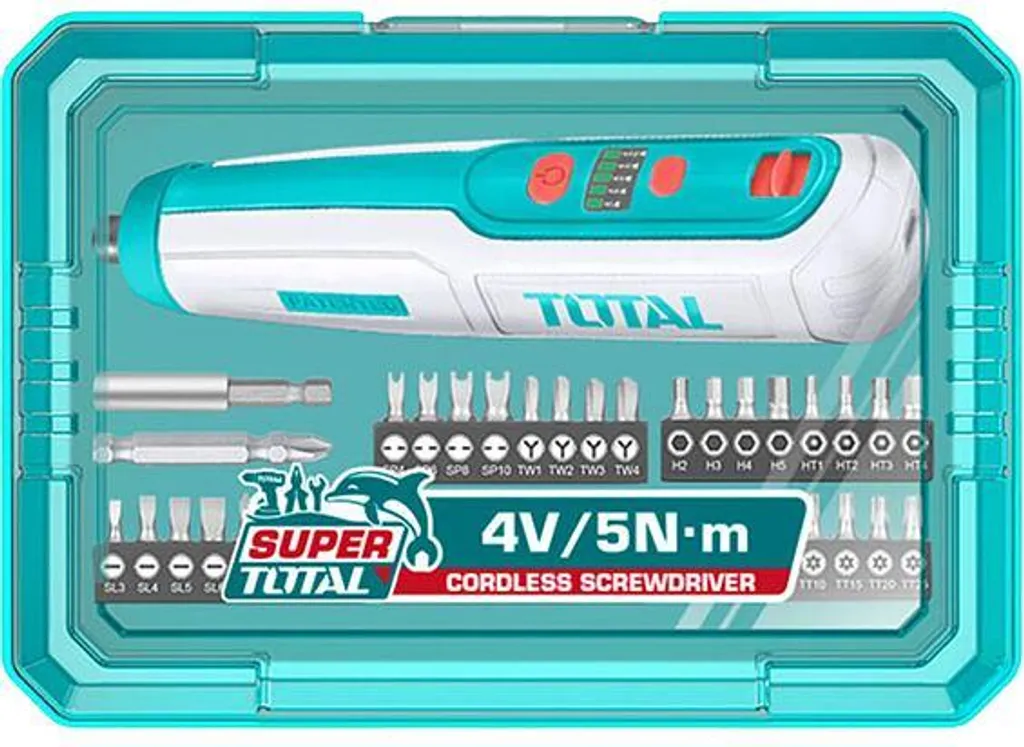 Mini Visseuse Électrique 4V Total TSDLI04062 Rechargeable USB