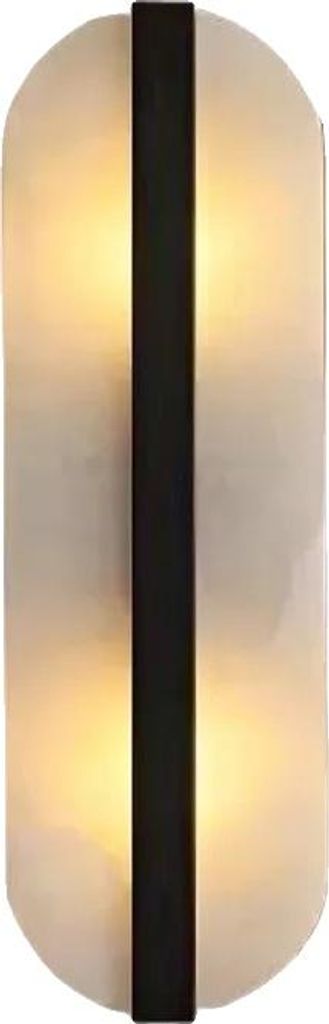Wandleuchte, modernes Design, einfache Installation, schwarz, Warmweiß (2700-3500K), Dia13xH40cm 2 Licht