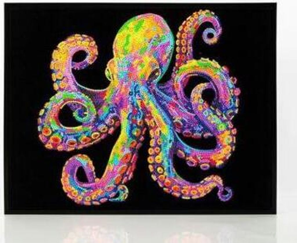 DIAMOND DOTZ - Diamond Painting Neon Oktopus