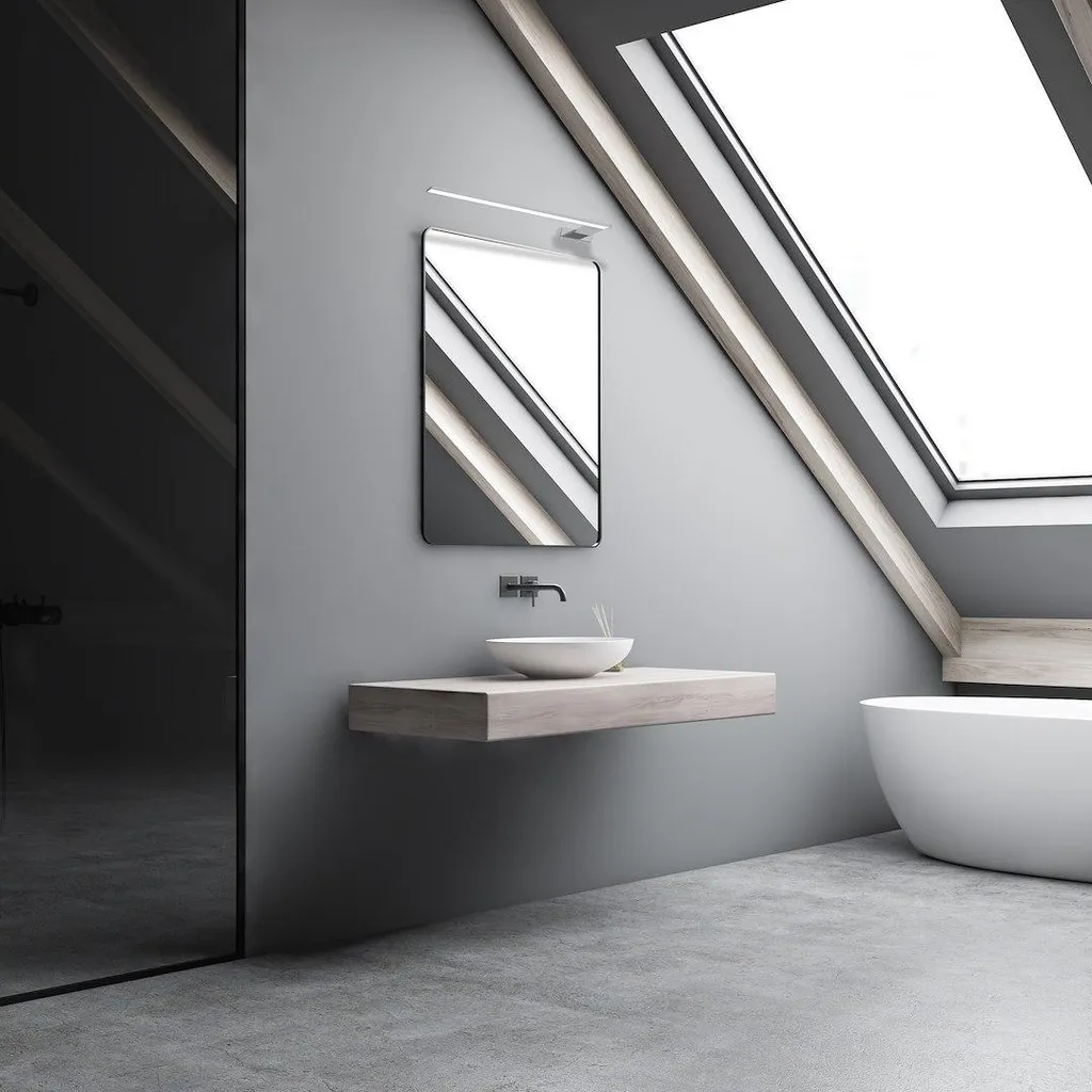 Éclairage Miroir Salle de Bain LED Shine ML031 IP44 Design Chrome - 3