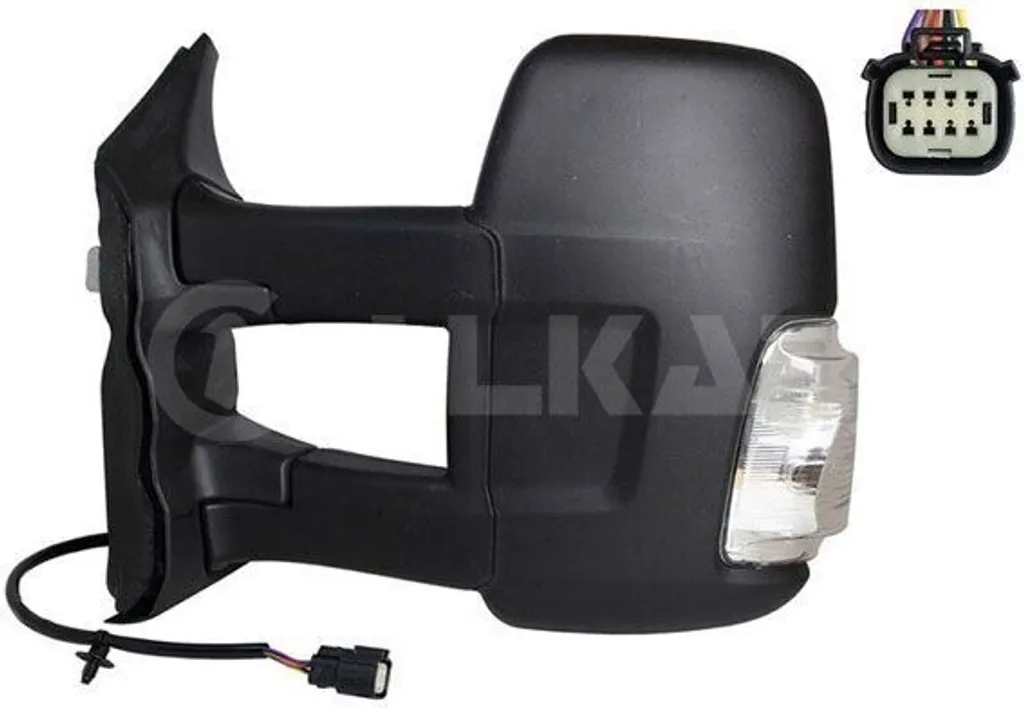 Rétroviseur complet côté conducteur pour Ford Transit V363 - Modèle Gauche