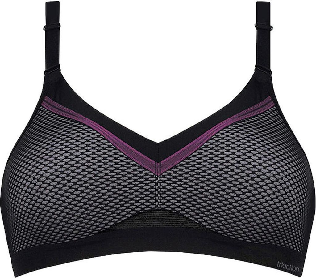 Triumph Damen Sport-BH Triaction Free Motion - BLACK - Größe 80B