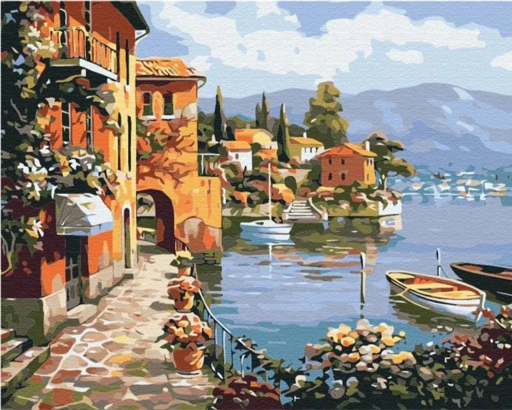 Tableau à Peindre Soi-même Déco Marine 40x50 cm - Activité Détente