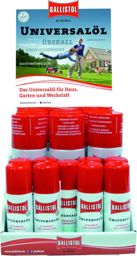 Ballistol Thekendisplay Ballistol Universalöl Spray