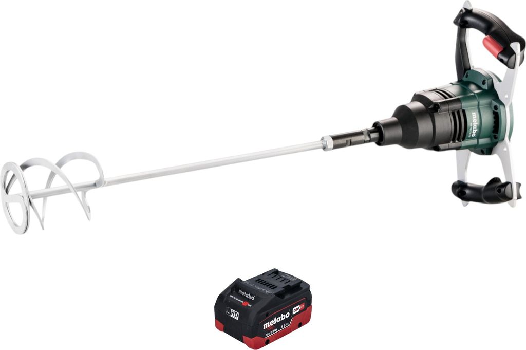 Metabo RW 18 LTX 120 Akku Rührwerk 18 V 40 l Mischmenge 1x LiHD Akku 5,5 Ah - ohne Ladegerät