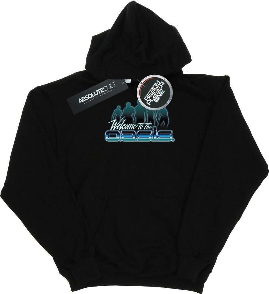 Ready Player One - "Welcome To The Oasis" Kapuzenpullover für Herren BI17049 (3XL) (Schwarz)