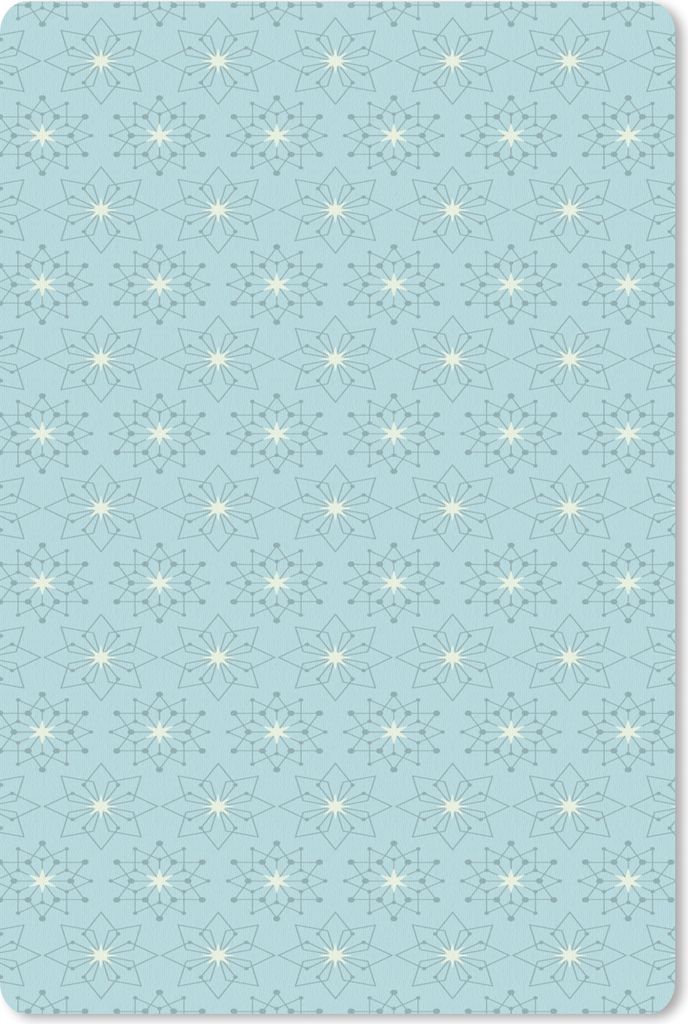 MuchoWow Mauspad Mousepad Schneeflocken - Winter - Design - Sterne 40x60 cm - Mousepads - Maus Mat - Pad - Mausunterlage - Schreibtisch Accesoire