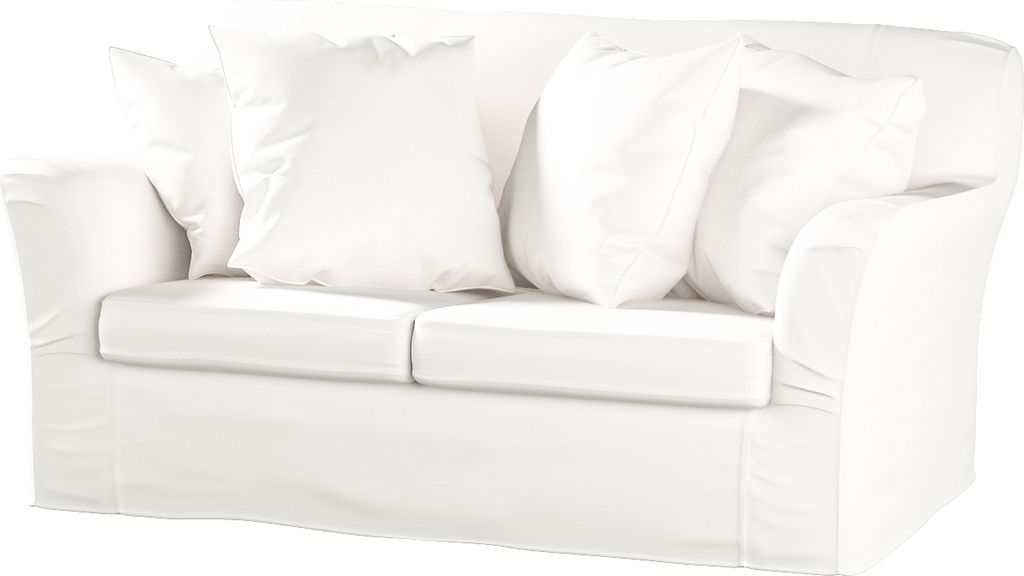 Dekoria Bezug für Tomelilla 2-Sitzer Sofa nicht ausklappbar, weiss, Sofahusse, Tomelilla 2-Sitzer