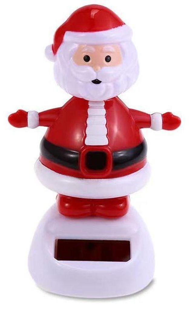 Solar-Wackelfigur Weihnachtsmann Produktbild 