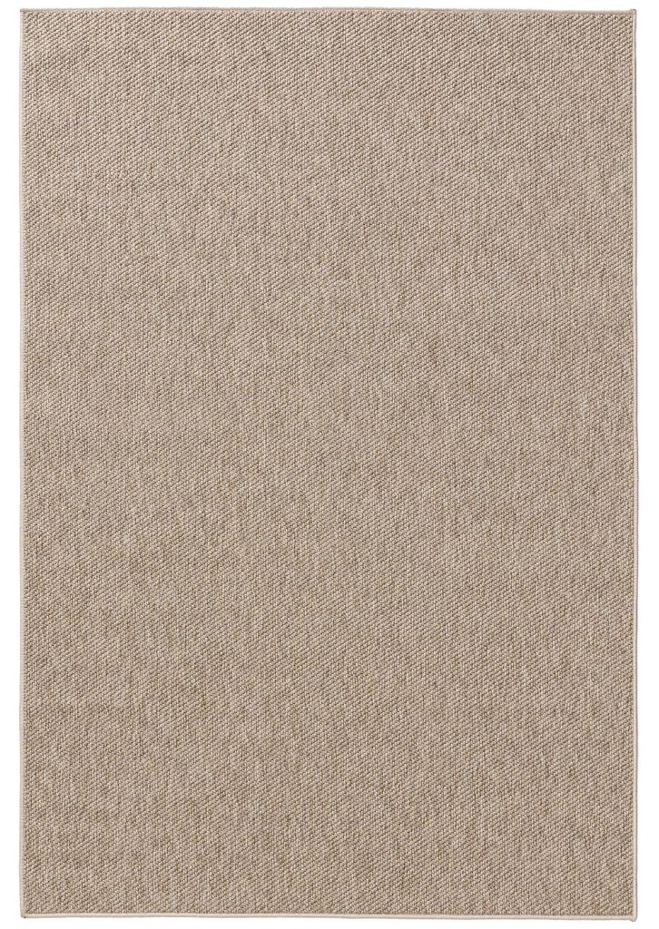In- & Outdoor-Teppich Iowa Taupe 200x300 cm Wohnzimmer Rechteckig Einfarbig Modern Kurzflor benuta Skandinavisch
