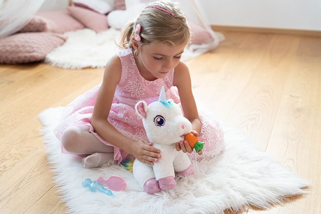 MAC TOYS pluszowy interaktywny jednorożec Zdjęcie produktu 