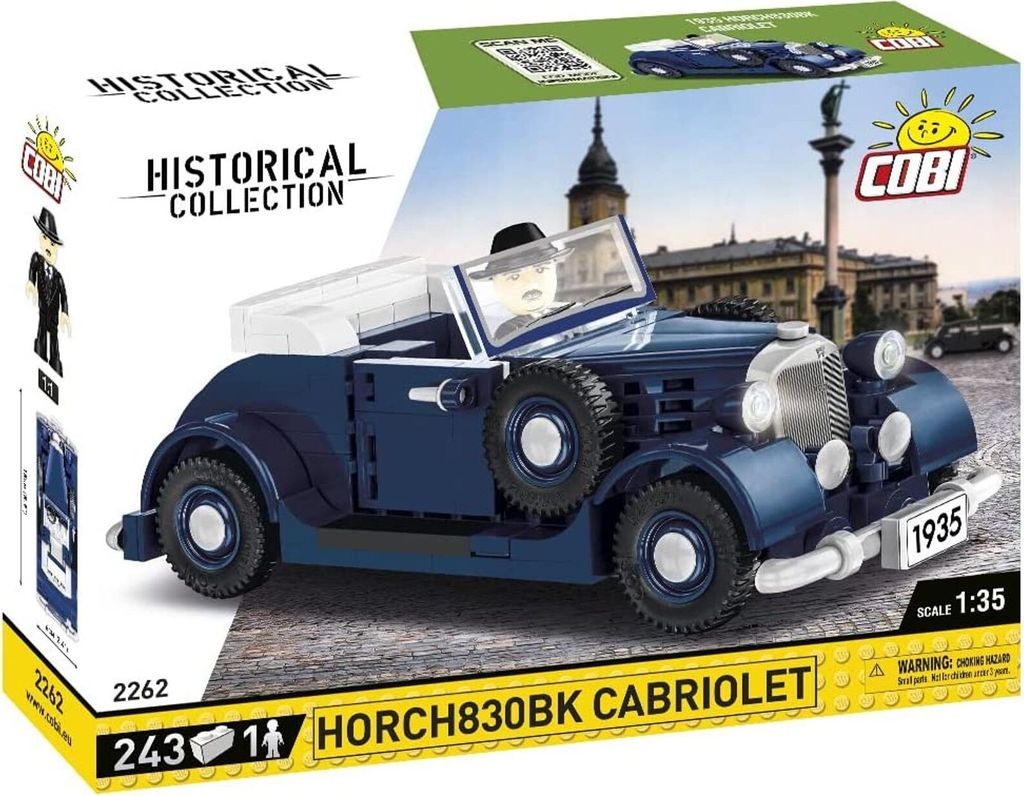 Cobi 2262 - Konstruktionsspielzeug - WWII: 1935 HORCH 930 Produktbild 